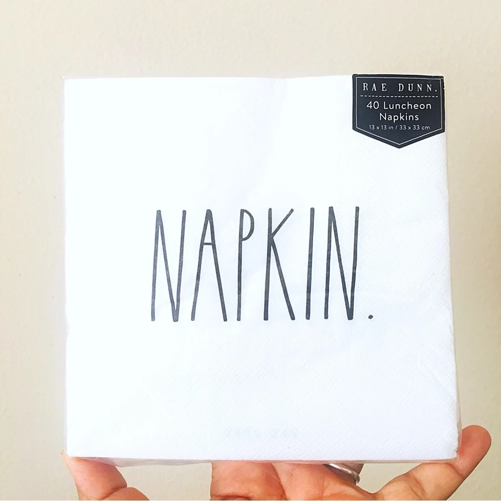 Rae Dunn NAPKIN Party Luncheon Napkins